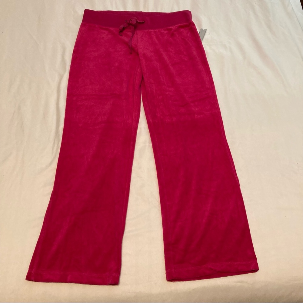 New OLD NAVY Hot Pink Velour Tracksuit Pants